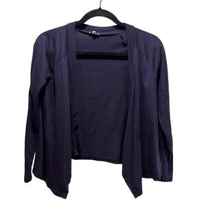 Splendid Girls Navy Blue Open Front Cardigan Size 12